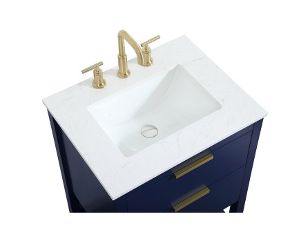 Elegant Bathroom Vanity - Blue (VF19224BL)