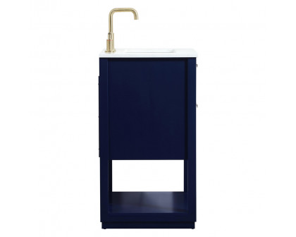 Elegant Bathroom Vanity - Blue (VF19224BL)