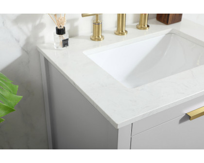 Elegant Bathroom Vanity - Gray (VF19224GR)