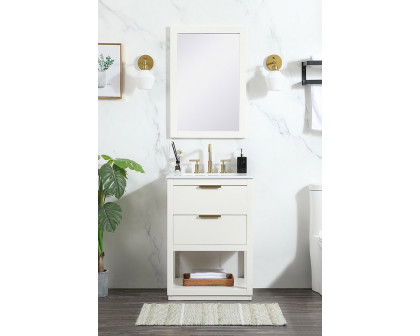 Elegant Bathroom Vanity - White (VF19224WH)