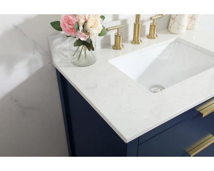 Elegant Bathroom Vanity - Blue (VF19230BL-BS)