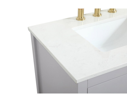 Elegant Bathroom Vanity - Gray (VF19230GR)