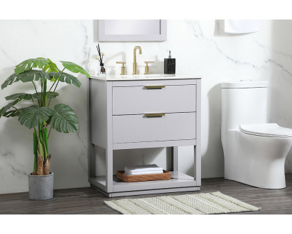 Elegant Bathroom Vanity - Gray (VF19230GR)