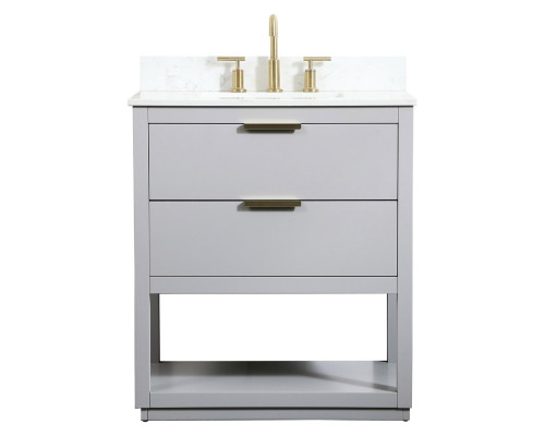 Elegant Bathroom Vanity - Gray (VF19230GR-BS)