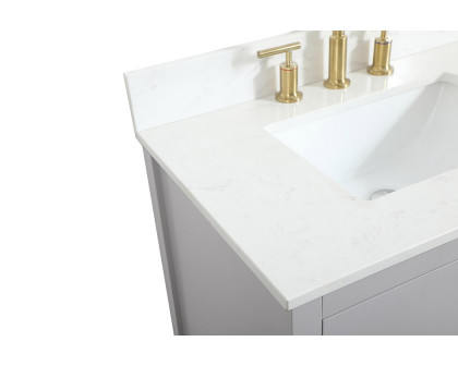 Elegant Bathroom Vanity - Gray (VF19230GR-BS)