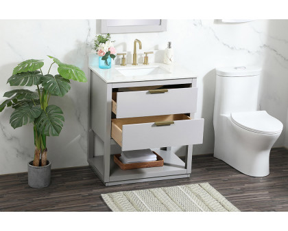 Elegant Bathroom Vanity - Gray (VF19230GR-BS)