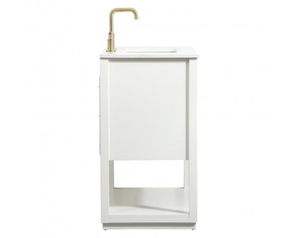 Elegant Bathroom Vanity - White (VF19230WH)