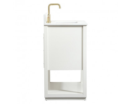 Elegant Bathroom Vanity - White (VF19230WH-BS)