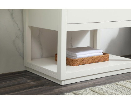 Elegant Bathroom Vanity - White (VF19230WH-BS)