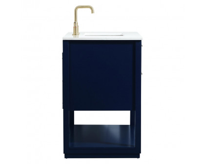 Elegant Bathroom Vanity - Blue (VF19236BL)