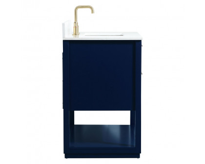 Elegant Bathroom Vanity - Blue (VF19236BL-BS)