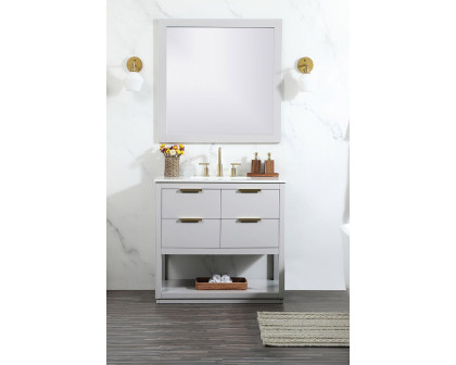 Elegant Bathroom Vanity - Gray (VF19236GR)