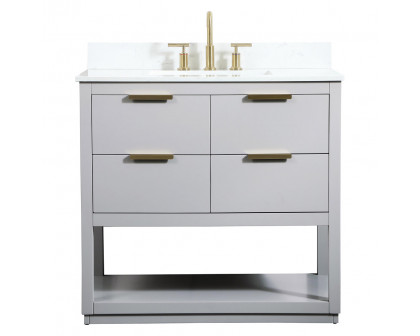 Elegant - Bathroom Vanity (PNT-VF19236)