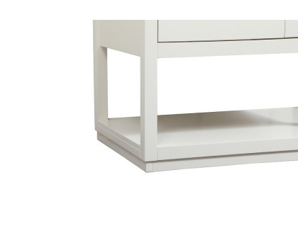 Elegant Bathroom Vanity - White (VF19236WH-BS)