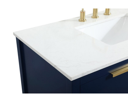 Elegant Bathroom Vanity - Blue (VF19242BL)