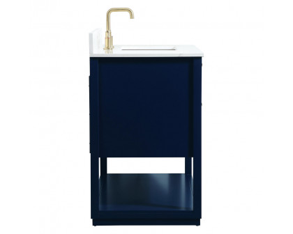 Elegant Bathroom Vanity - Blue (VF19242BL-BS)