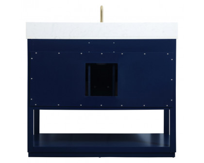 Elegant Bathroom Vanity - Blue (VF19242BL-BS)