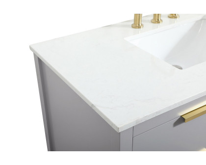 Elegant Bathroom Vanity - Gray (VF19242GR)