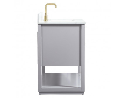 Elegant Bathroom Vanity - Gray (VF19242GR-BS)