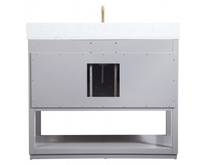 Elegant Bathroom Vanity - Gray (VF19242GR-BS)