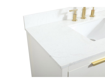 Elegant Bathroom Vanity - White (VF19242WH-BS)