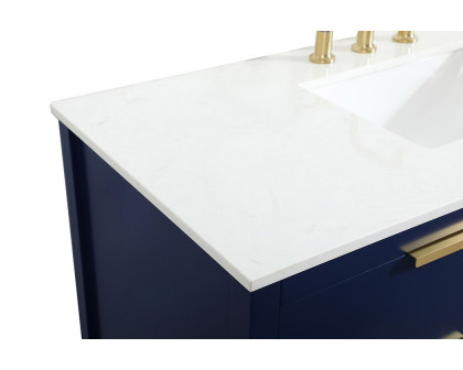 Elegant Bathroom Vanity - Blue (VF19248BL)