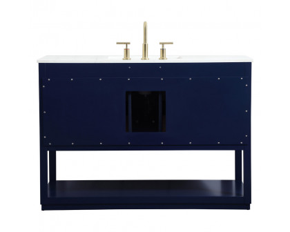 Elegant Bathroom Vanity - Blue (VF19248BL)