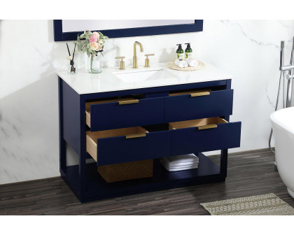 Elegant Bathroom Vanity - Blue (VF19248BL)