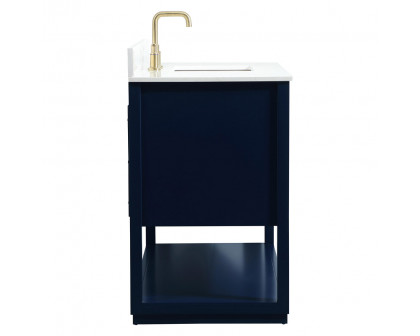 Elegant Bathroom Vanity - Blue (VF19248BL-BS)