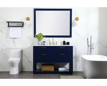 Elegant Bathroom Vanity - Blue (VF19248BL-BS)