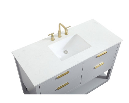 Elegant Bathroom Vanity - Gray (VF19248GR)