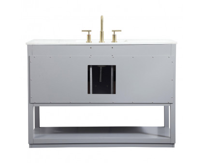 Elegant Bathroom Vanity - Gray (VF19248GR)