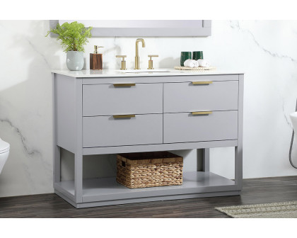 Elegant Bathroom Vanity - Gray (VF19248GR)