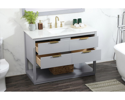 Elegant Bathroom Vanity - Gray (VF19248GR)