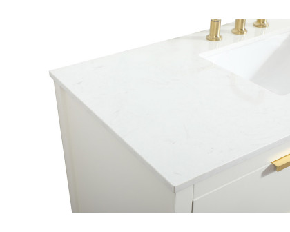 Elegant Bathroom Vanity - White (VF19248WH)