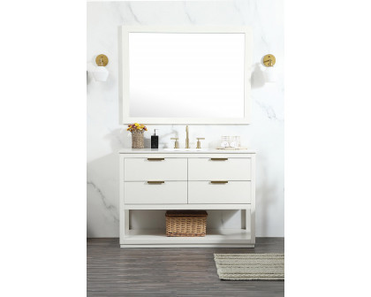 Elegant Bathroom Vanity - White (VF19248WH)