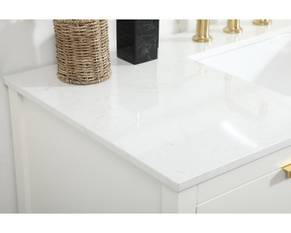 Elegant Bathroom Vanity - White (VF19248WH)