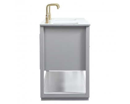 Elegant Bathroom Vanity - Gray (VF19260DGR)