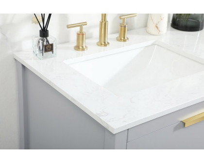 Elegant Bathroom Vanity - Gray (VF19260DGR)