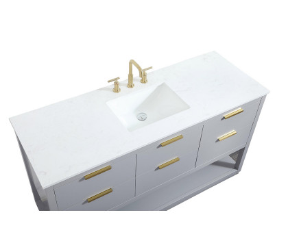 Elegant Bathroom Vanity - Gray (VF19260GR)