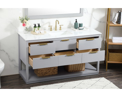 Elegant Bathroom Vanity - Gray (VF19260GR)