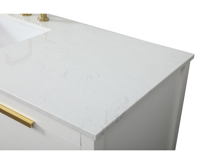 Elegant Bathroom Vanity - White (VF19260WH)