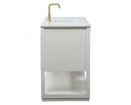 Elegant Bathroom Vanity - White (VF19260WH)