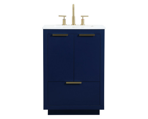 Elegant Bathroom Vanity - Blue (VF19424BL)