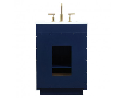 Elegant Bathroom Vanity - Blue (VF19424BL)