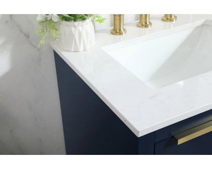 Elegant Bathroom Vanity - Blue (VF19424BL)