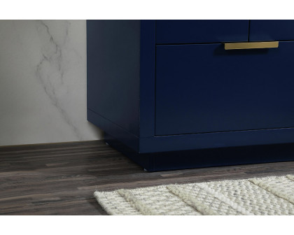 Elegant Bathroom Vanity - Blue (VF19424BL)