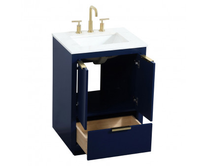 Elegant Bathroom Vanity - Blue (VF19424BL)