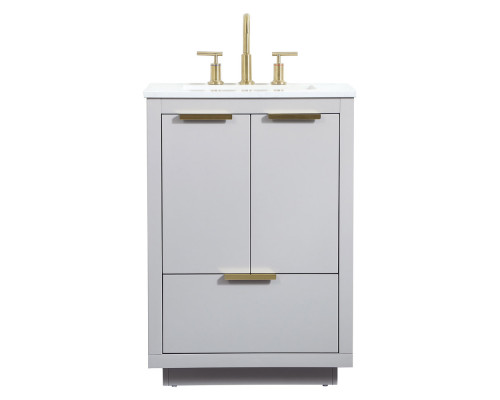 Elegant Bathroom Vanity - Gray (VF19424GR)