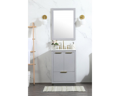 Elegant Bathroom Vanity - Gray (VF19424GR)